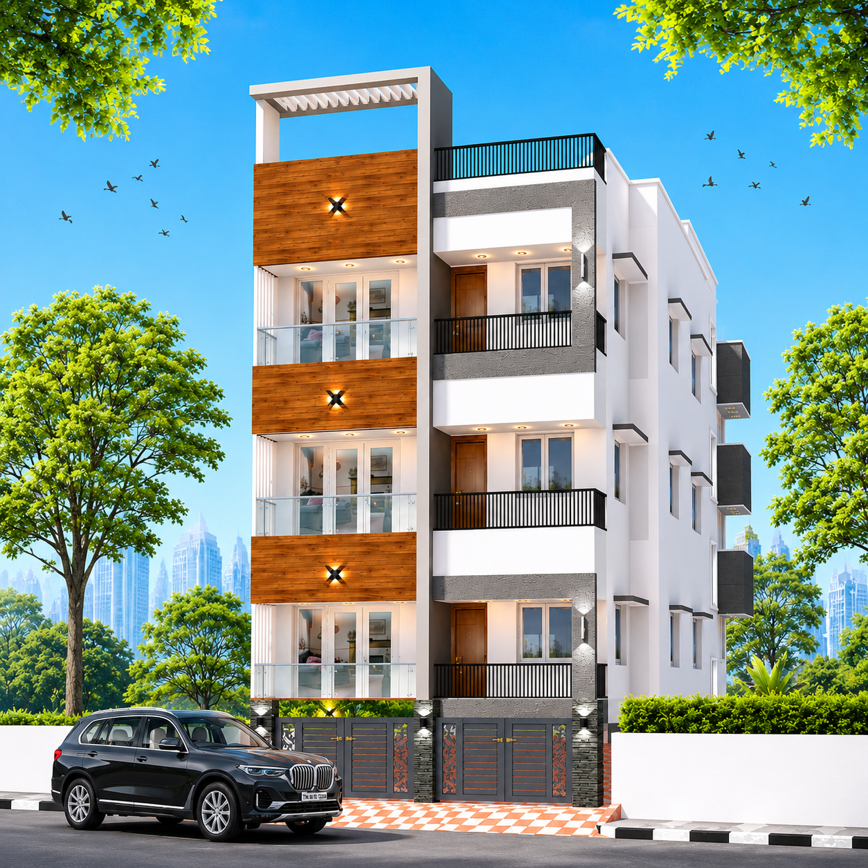 SS Fazza West Mambalam, Ganapathy Street square post (2)